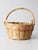 Vintage Woven Gathering Basket With Handle For Sale - Image 6 of 12
