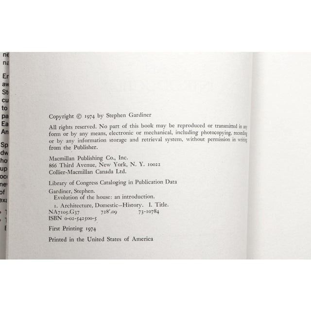 Evolution of the House, From Caves to Co-Ops by Stephen Gardiner. Hardcover book with dustjacket, stated first printing,...