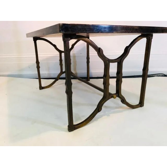 Late 20th Century Aldo Tura Goat Skin Table For Sale - Image 5 of 10