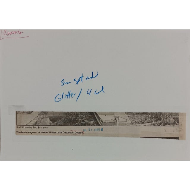 Cabin 1988 Glitter Lake Outpost Canada Photograph For Sale - Image 3 of 3