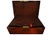 Brown Rosewood Writing Slope with Decorative Brass Trim from Wells and Lambe, Set of 6 For Sale - Image 8 of 14
