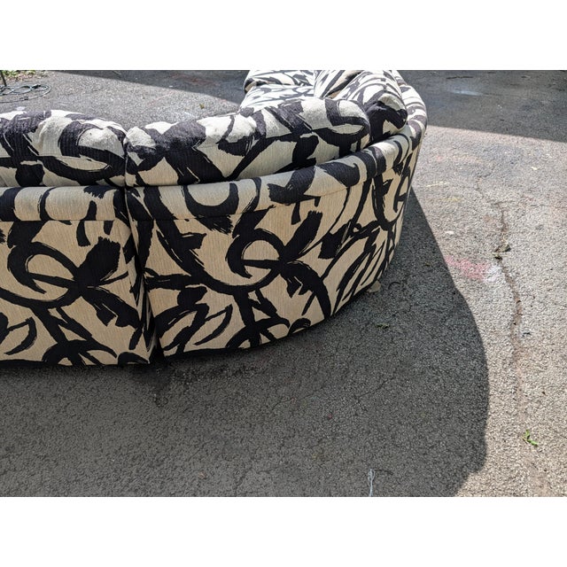 Wood Vintage Three Piece Sectional Sofa by Directional For Sale - Image 7 of 12