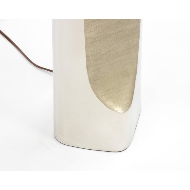 Pair of Vintage Modernist Metal Table Lamps by Laurel Lamp Co. For Sale In Los Angeles - Image 6 of 9