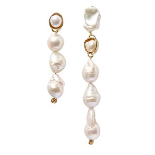 Baroque Earrings, 2 Pieces For Sale