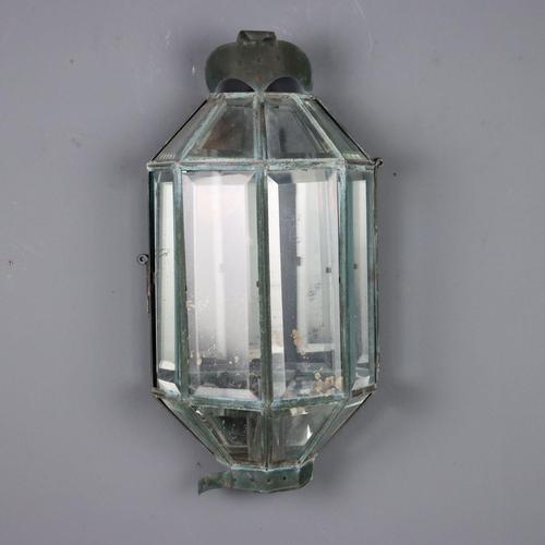 Italian Wall Lamp in Metal and Glass For Sale - Image 10 of 10