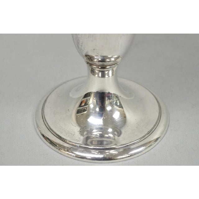 Silver Antique Pairpoint Victorian Silver Plated Fluted Brides Flower Basket Vase For Sale - Image 8 of 15