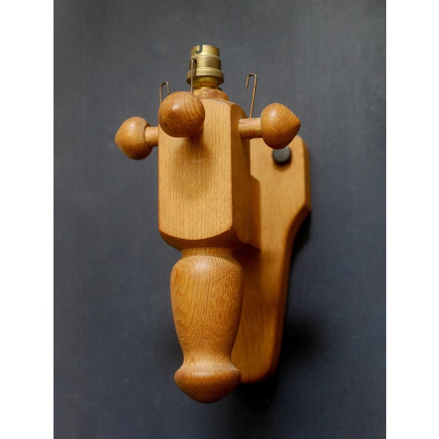 Mid-Century Modern Wall Light by Guillerme Et Chambron for Votre Maison For Sale - Image 3 of 5