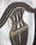 Set of Four 19th Century Swedish Blackened Wood and Gilt Lyre-Back Chairs For Sale In Atlanta - Image 6 of 18