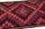 Burgundy Red Vintage Kilim Handmade Flatweave Tribal Motif Wool Runner For Sale - Image 8 of 11