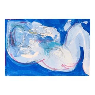 Enfold I, Acrylic, Pencil, Oil Crayon on Paper 9x6 Inches For Sale