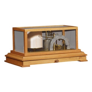 Barograph and Barometer by Negretti & Zambra, 1890s For Sale