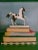 Vintage Folk Art Cast Iron Pinto Horse Sculpture Objet De Art For Sale - Image 11 of 11