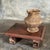 Small Occasional Stool in Upcycled Teak, 1990s For Sale - Image 6 of 13