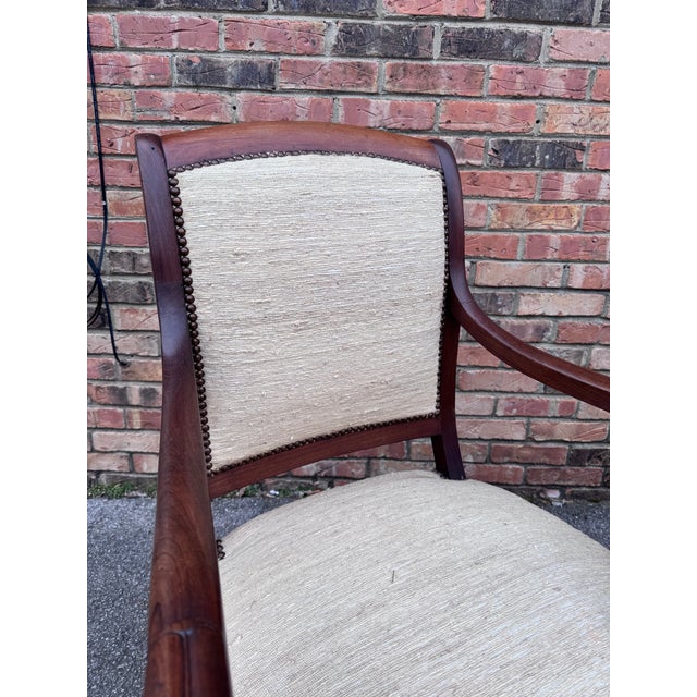 19th Century Regency Arm Chairs - Ready for Your Fabric For Sale - Image 9 of 13
