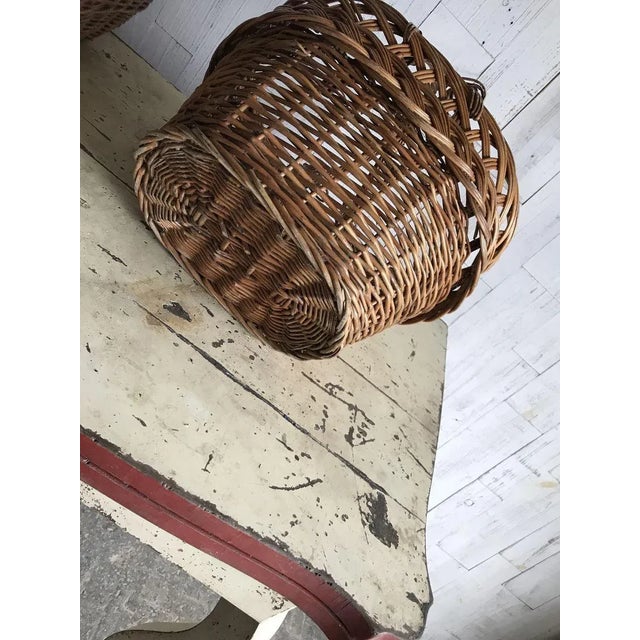 Wicker Baskets, 1960s, Set of 2 For Sale - Image 4 of 12