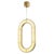 Gold Collection Orione Alabastro Chandelier in Metal and Crystal by Jago For Sale - Image 8 of 8