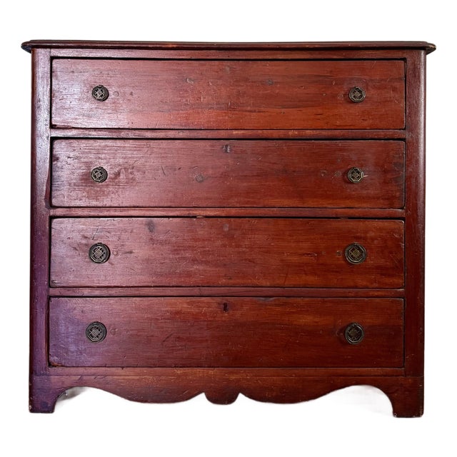 Late 1800s American Chest of Drawers For Sale