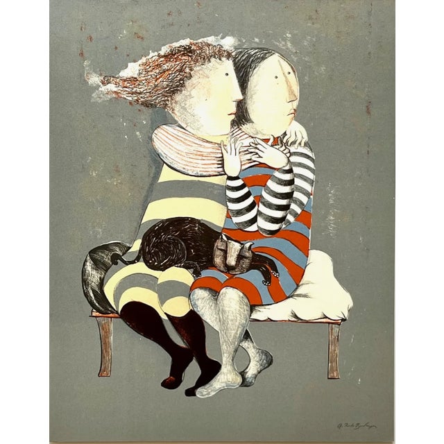 Title: Untitled – for Senans Artist: Graciela Rodo Boulanger Country: Bolivia Medium: Original Lithograph Marks: Signed in...