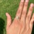 Minimalism Vintage-Inspired Natural Yellow Diamond Cluster Engagement Ring 14k Gold Size 7 For Sale - Image 3 of 17