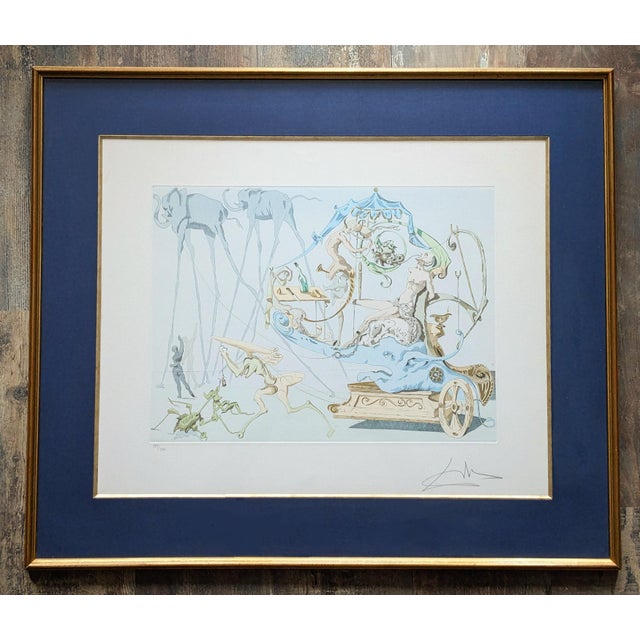 Salvador DALI - Dionysos - Exquisite hand-signed etching in colors, 1967 This original hand-signed and numbered etching...