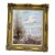 Late 20th Century Framed Oil Painting of Sailboats on the Lake For Sale