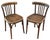 Wood Antique Bentwood Bistro Dining Chairs from Thonet, Yugoslavia, 1960s, Set of 2 For Sale - Image 7 of 7