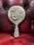 Antique Japanese Repoussé Vanity Hand Mirror Material: Metal, Mirror Glass An attractive 20th century Japanese vanity hand...