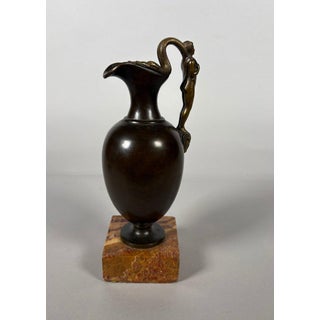 19th Century Bronze oinochoe after Ancient Greece Pitcher For Sale