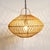 Contemporary Coastal Modern Rattan Orb Pendant Light For Sale - Image 3 of 5
