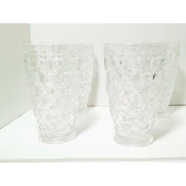 Federal Glass 1960s Federal Thumbprint Yorktown Tumblers- Set of 7 For Sale - Image 4 of 6