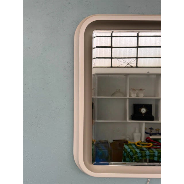 Large Backlit Mirror, Italy, 1970s For Sale - Image 11 of 13