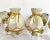 Art Deco Mirrored Brass Wall Sconces with Textile Shades, Italy, 1920s, Set of 2 For Sale - Image 3 of 10