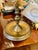 Metal Antique Continental Brass Oil Lamp For Sale - Image 7 of 11