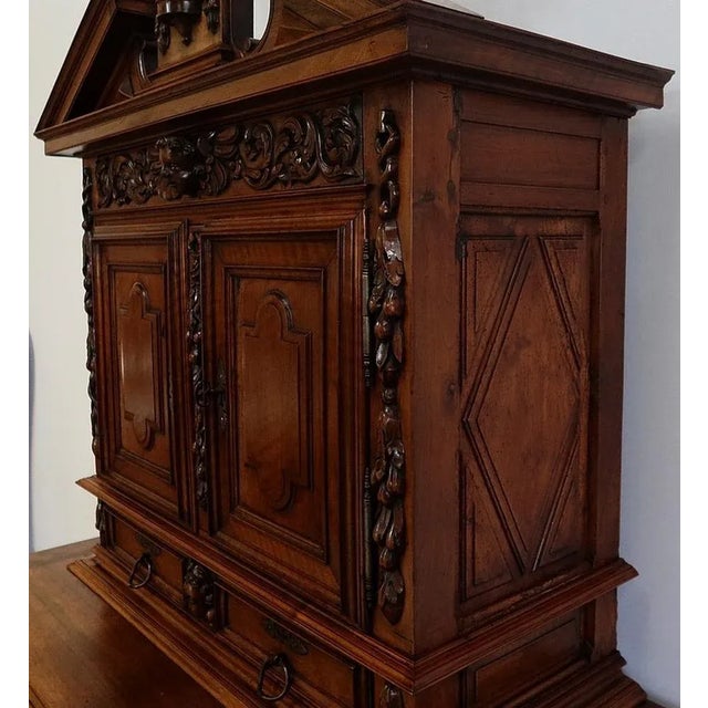 Small Renaissance Two-Piece Buffet, 17th Century For Sale - Image 15 of 18
