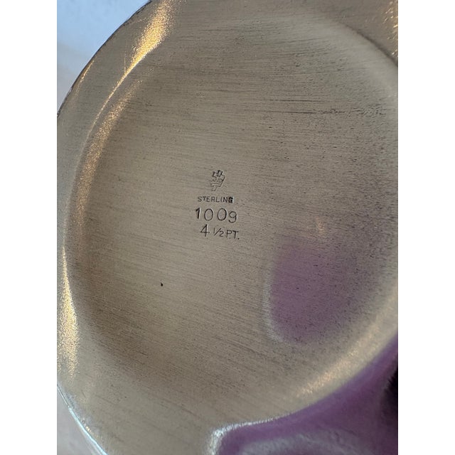 Mid 20th Century Mid 20th Century Sterling Silver Water Pitcher For Sale - Image 5 of 6