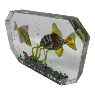 Murano Glass Aquarium by Costantini For Sale