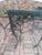 1960s Vintage Wrought Iron Patio Dining Set, Salterini Style, 4 Pieces For Sale - Image 5 of 10