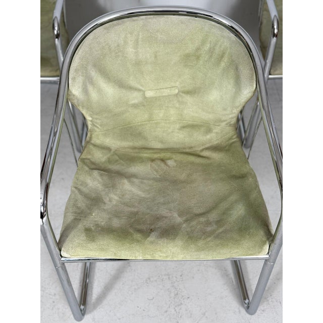 Vintage Cantilever Chairs by Gastone Rinaldi for Rima, 1970s, Set of 4 For Sale - Image 15 of 18