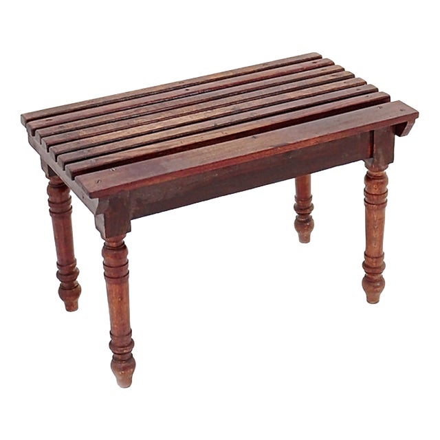 19th Century Antique Slatted Luggage Rack For Sale