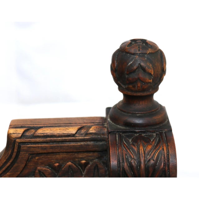 Late 20th Century Late 20th Century Louis the XVI Style Maitland-Smith Carved Garden Settee For Sale - Image 5 of 11