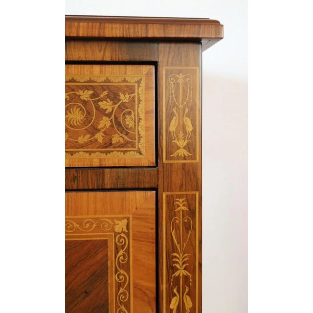 Brown Northern Italian Maggiolini Style Dresser, 1990s For Sale - Image 8 of 13