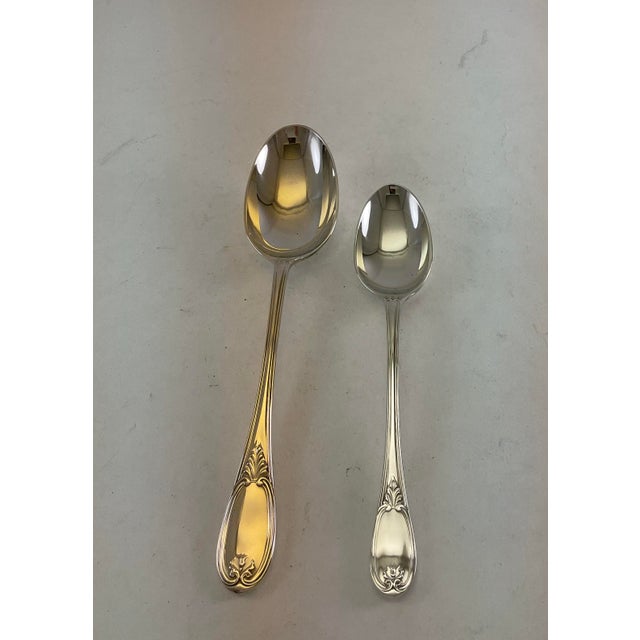 Metal 1980s Silver Plated Dinner Spoon, Wellington. For Sale - Image 7 of 16