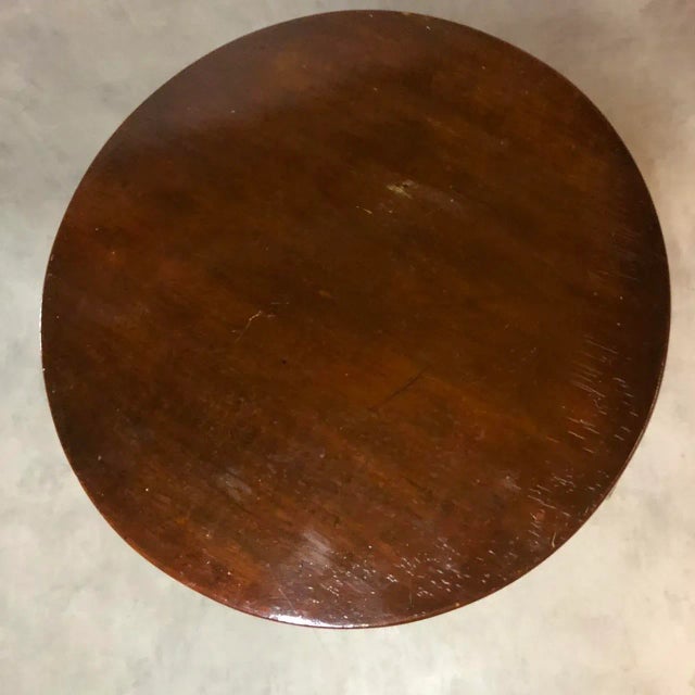 Antique Empire Mahogany Side Table For Sale - Image 14 of 17