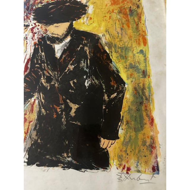 Bertoldot Taubert, Jewish Wedding, Litho Judaica, 1960s, Paper For Sale - Image 16 of 18