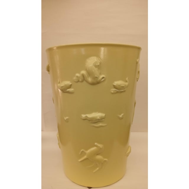 Italian Umbrella Stand Vase by Biancini Angelo for Laveno Company, 1937, in Flawless conditions. Designed 1920 to 1949...