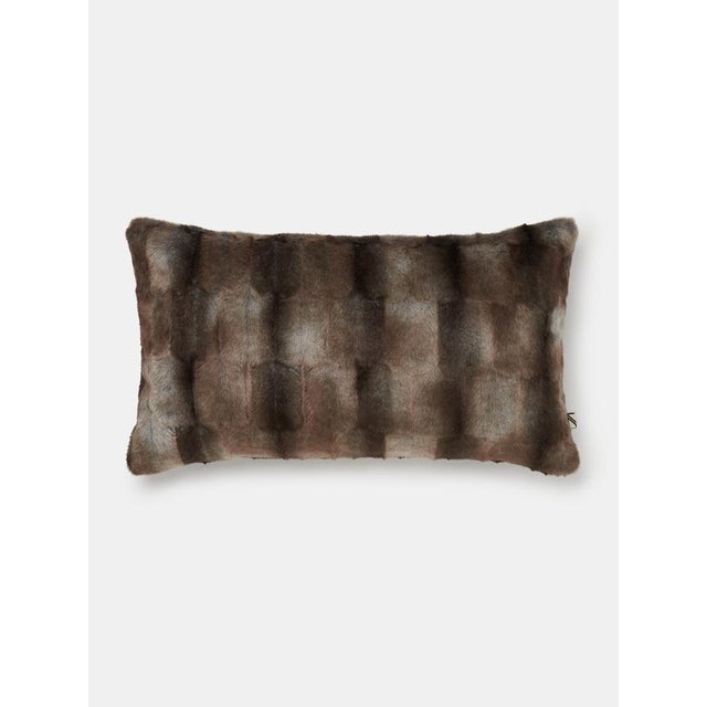 Not Yet Made - Made To Order Decorative Faux Fur Cushion by Villa Como For Sale - Image 5 of 5