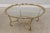 1990s Labarge Brass & Glass Cocktail Coffee Table For Sale - Image 5 of 13