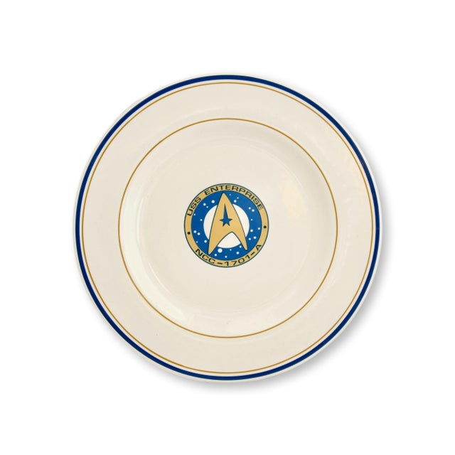 Late 20th Century Pfaltzgraff Star Trek Enterprise Place Setting, 3 Pieces For Sale - Image 4 of 8
