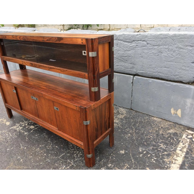 1960s Mid-Century Modern Rosewood Credenza For Sale - Image 10 of 13