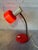 Red Gooseneck Table Lamp With Adjustable Shade Space Age Mid-Century Modern 1970s For Sale - Image 10 of 10